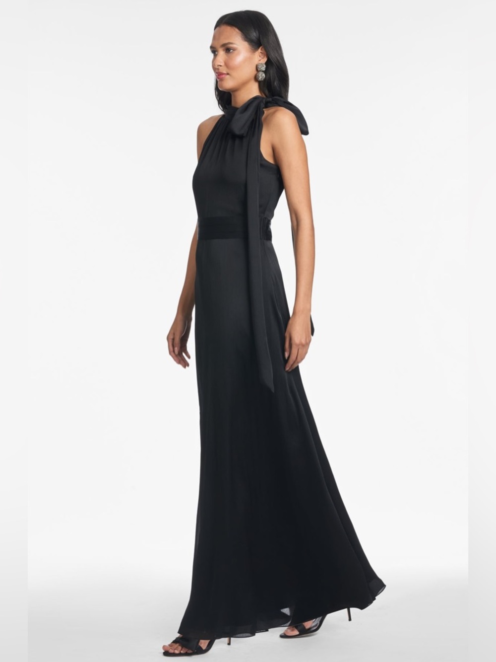 SACHIN & BABI black KAYLA GOWN 0 - Picture 2 of 7